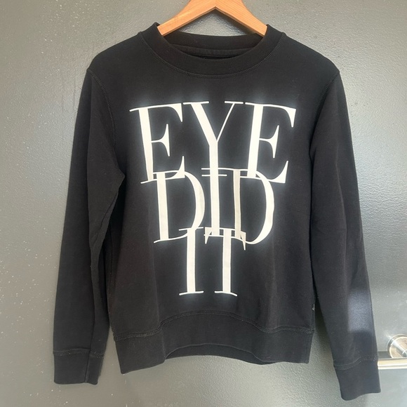 Cheap Monday “Eye Did IT” sweatshirt S super cute in good used condition - Picture 3 of 8